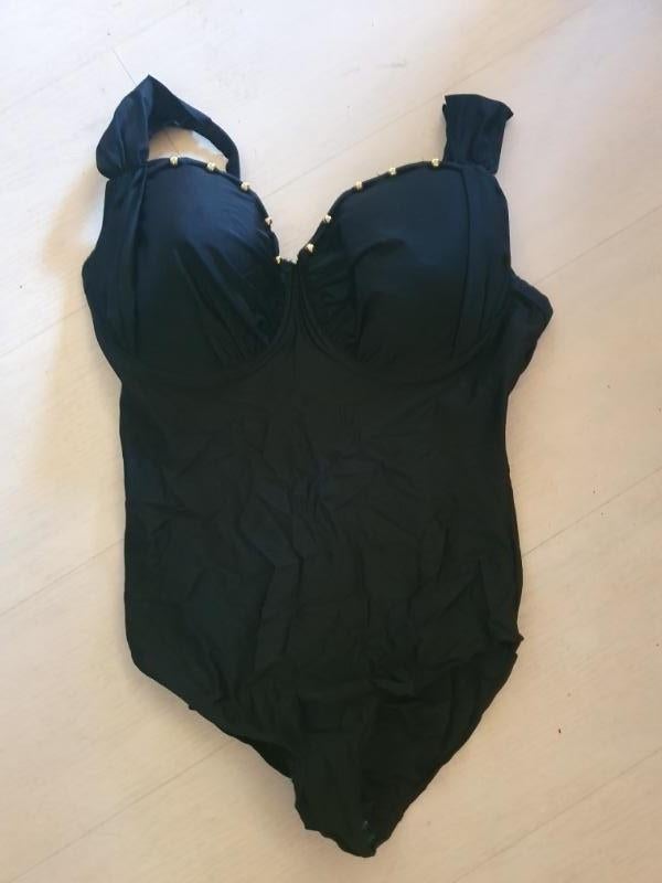 Nieuw! zwart badpak cup F maat 44!, Verzenden, Nieuw, Zwart, Badpak