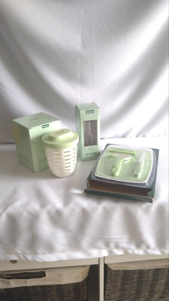 Geheel nieuwe fruit set dressing shaker fruit salade plank, Ophalen of Verzenden, Nieuw