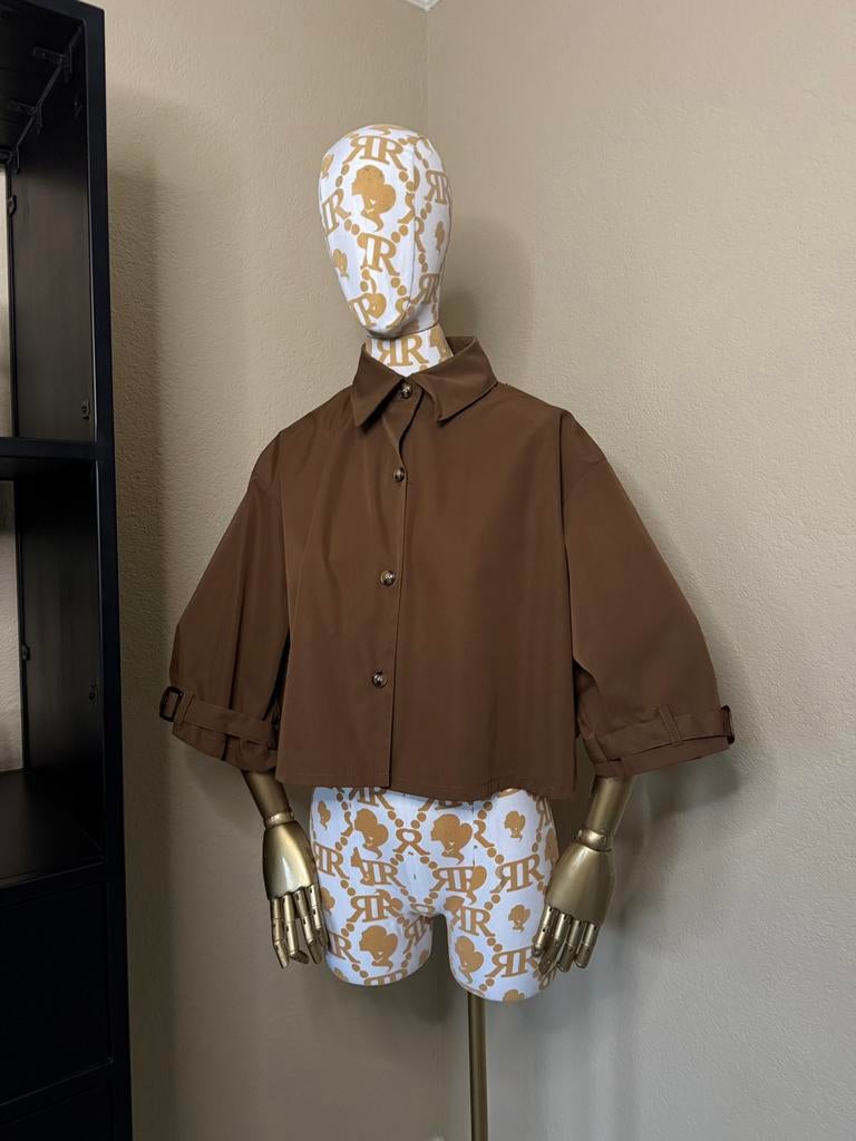 Gucci trencoat, Ophalen of Verzenden, Nieuw, Maat 36 (S), Bruin