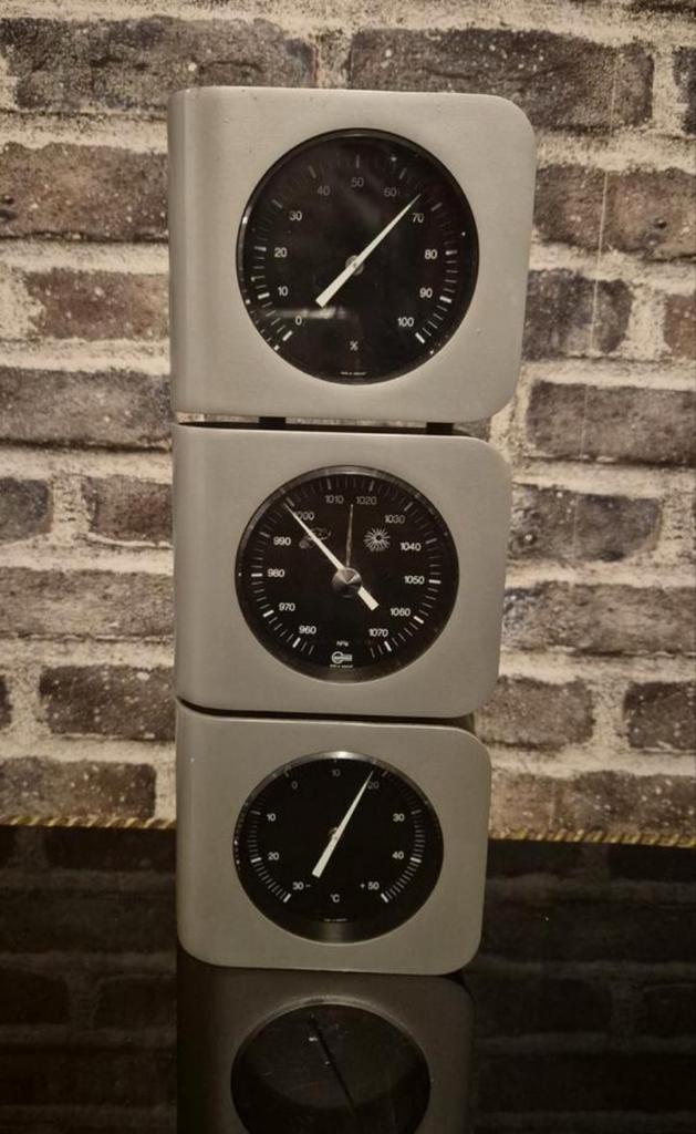 Barigo weerstation 3 meters, Ophalen, Zo goed als nieuw, Wandklok