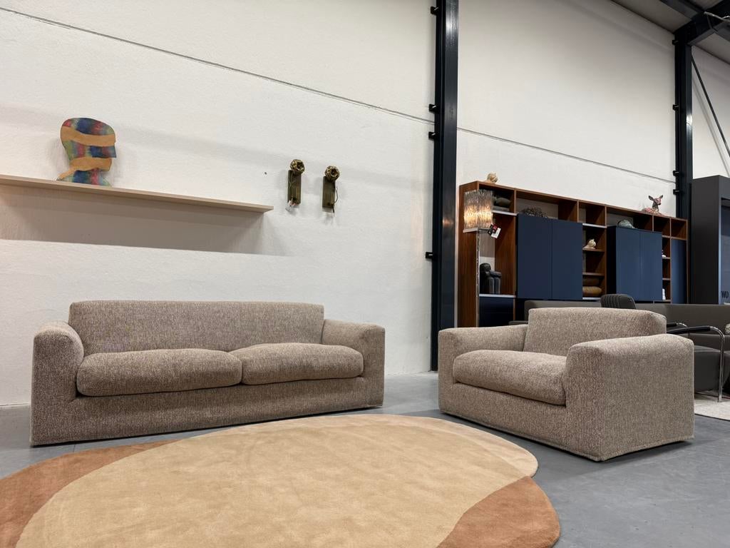 Nieuw Gelderland 0905 Bank 3 zits Kvadrat Moss Design 215, 75 tot 100 cm, Ophalen of Verzenden, Rechte bank, Gelderland