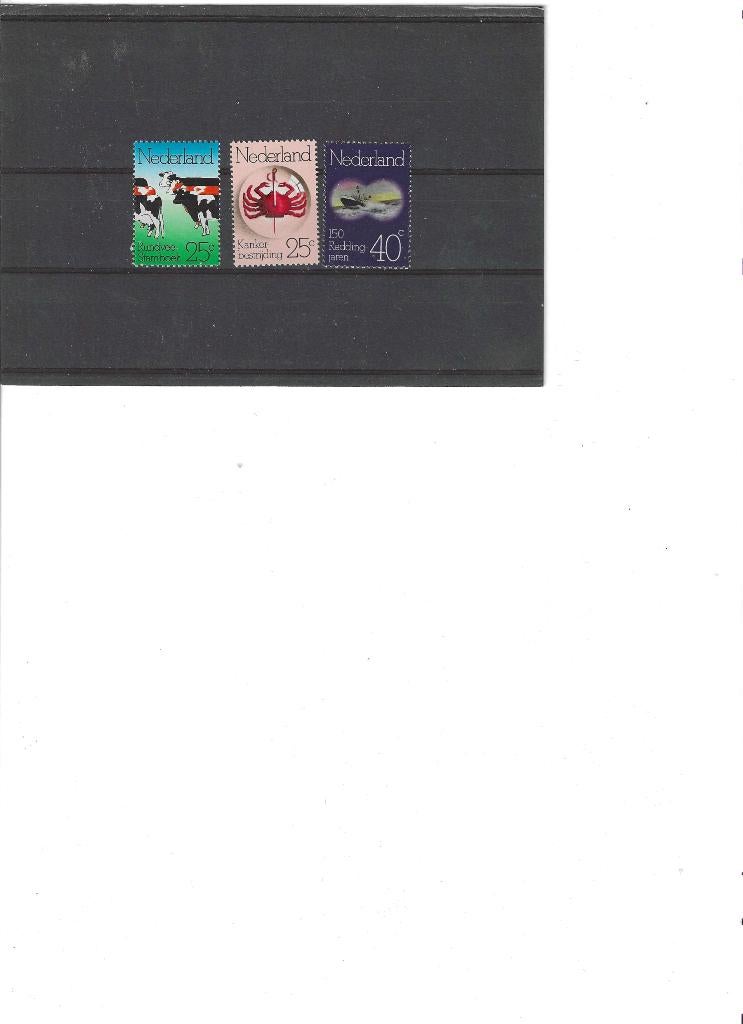 1052-1054 Gelegenheidszegels. Postfris, Postzegels en Munten, Ophalen of Verzenden, Na 1940, Postfris