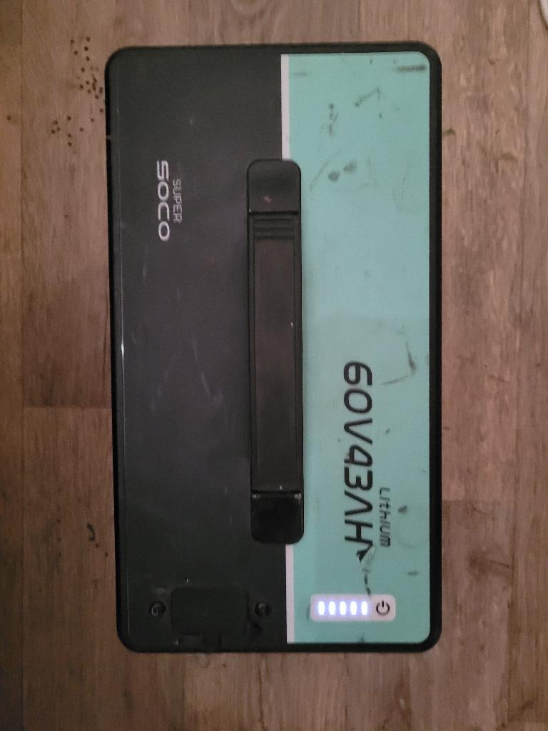 Super Soco 60V/43AH Geschikt voor diverse E scooters, Ophalen of Verzenden, Gebruikt, Overige typen, Overige merken