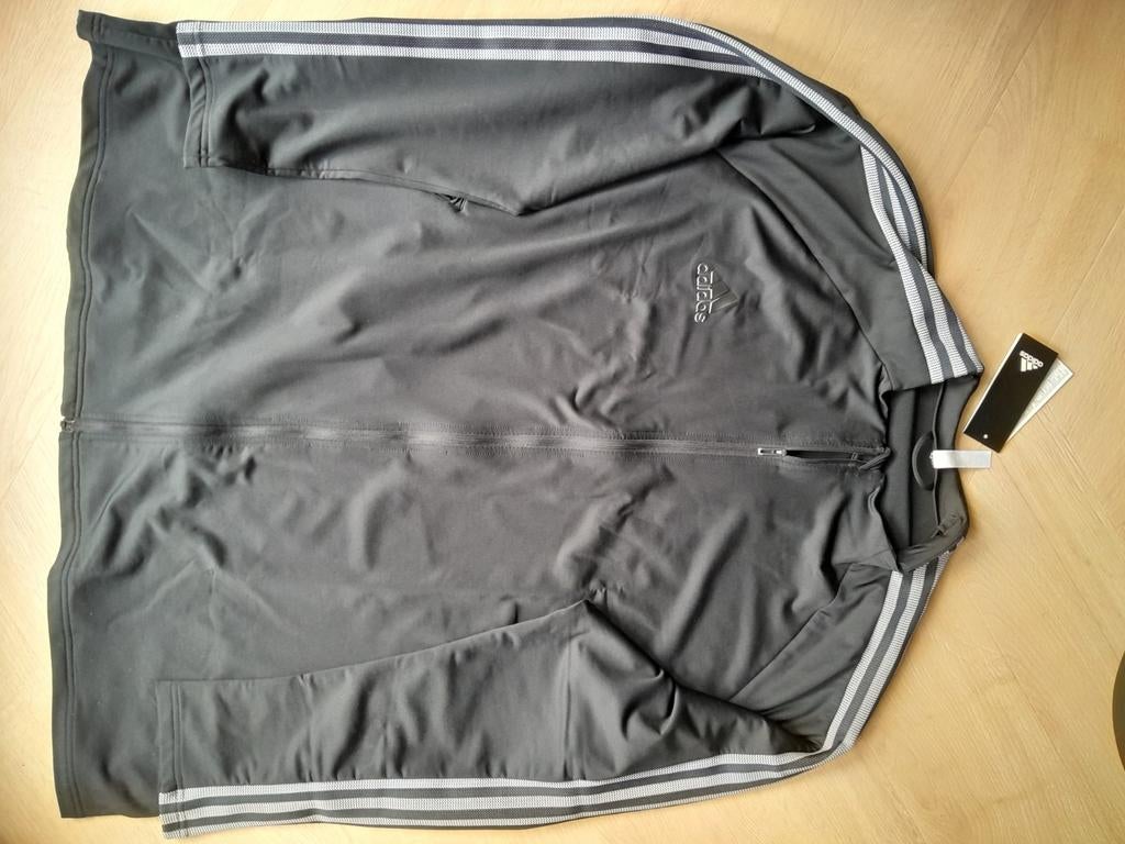 Adidas zomer jack, nieuw met label, 3xl, Kleding | Heren, Sportkleding, Zwart, Nieuw, Overige maten, Ophalen of Verzenden