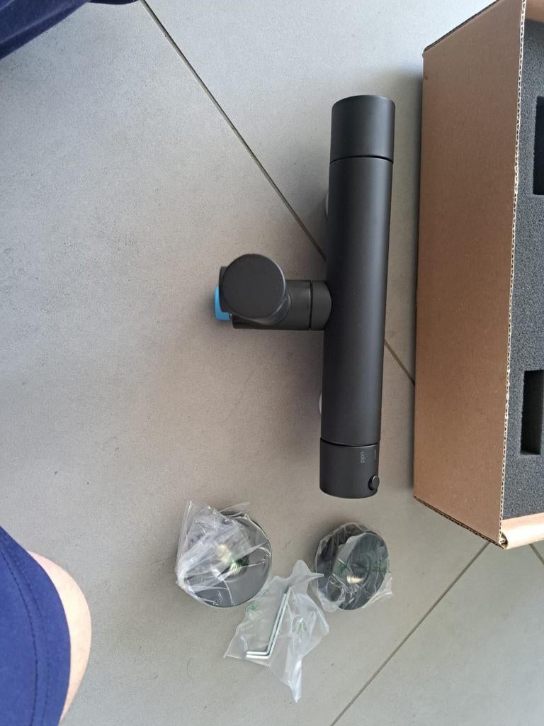 Zwarte thermostaat badkraan Hotbath Cobber B020, Doe-het-zelf en Verbouw, Sanitair, Ophalen of Verzenden