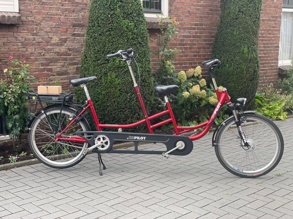 Huka Copilot 26" tandem, elektrische ondersteuning!, Minder dan 10 versnellingen, Ophalen of Verzenden, Zo goed als nieuw, 49 tot 53 cm