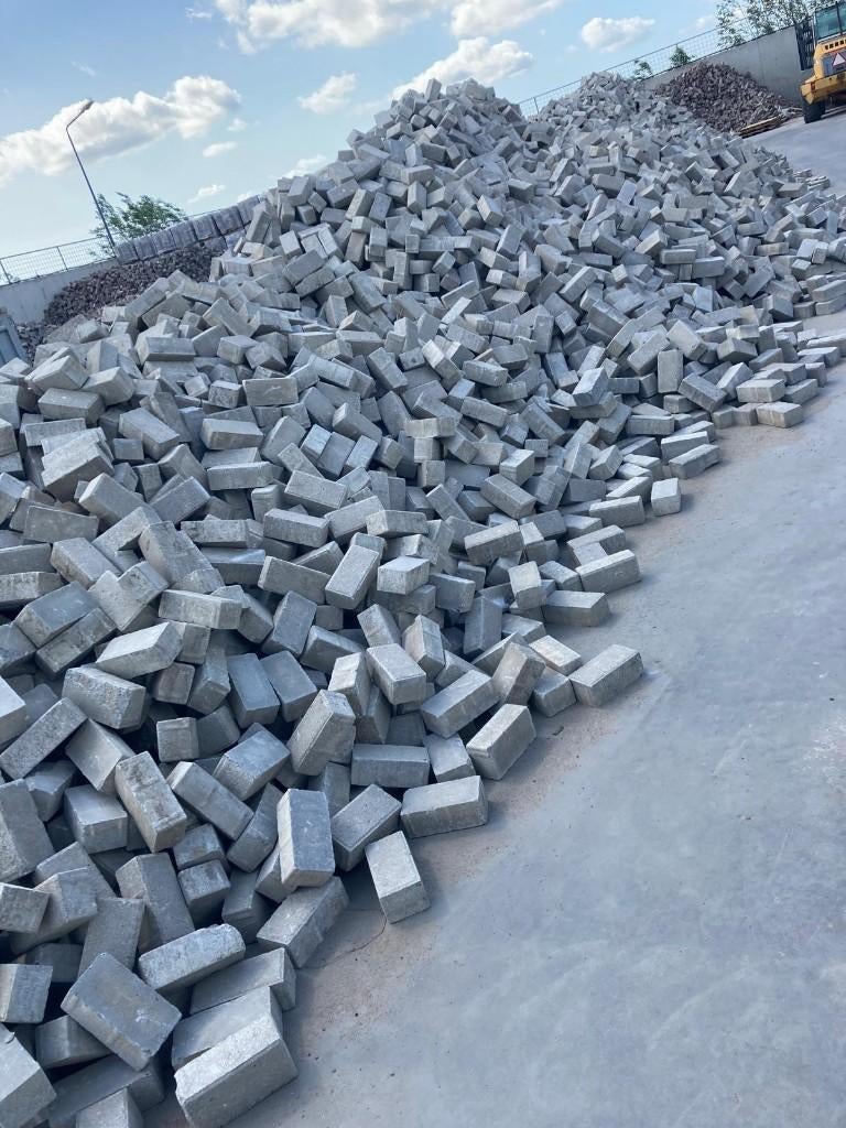 Betonklinkers / BKK 8cm los gestort, Tuin en Terras, Tegels en Klinkers, Ophalen, Gebruikt, Klinkers, 10 m² of meer