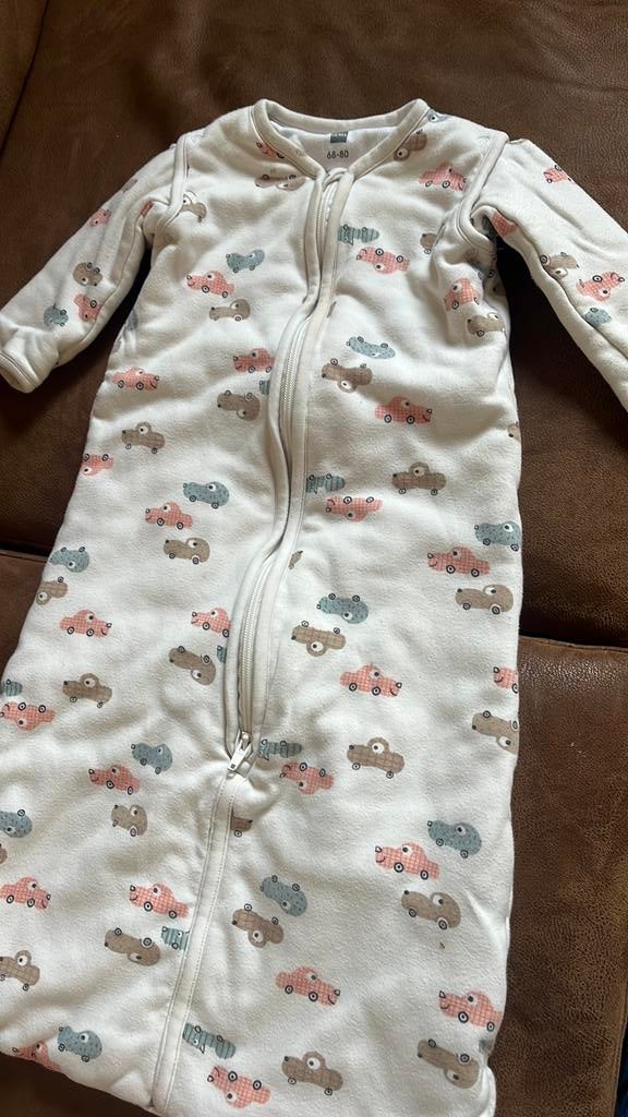 2x hema slaapzak 68-80 tog3, Ophalen, Zo goed als nieuw, 70 tot 85 cm, Slaapzak