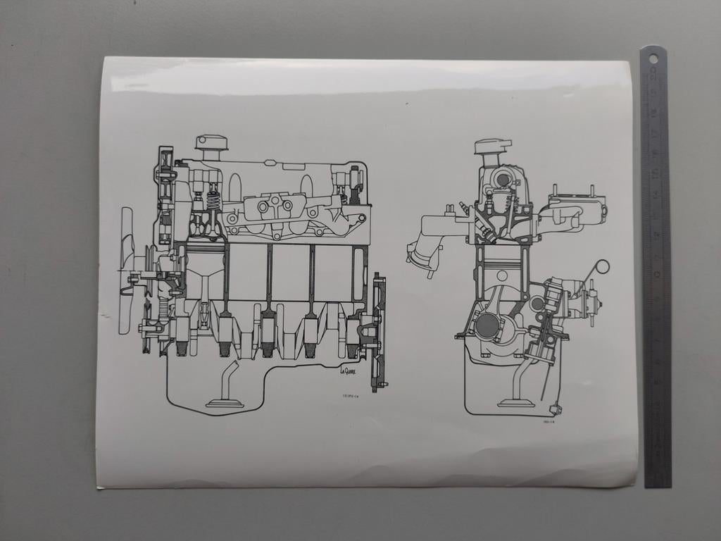 (295) Ford Pinto 2-liter OHC Motor, Ophalen of Verzenden, Overige onderwerpen