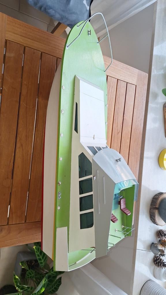 Unieke handgemaakte modelbouw boot - Klaar voor RC!, Ophalen