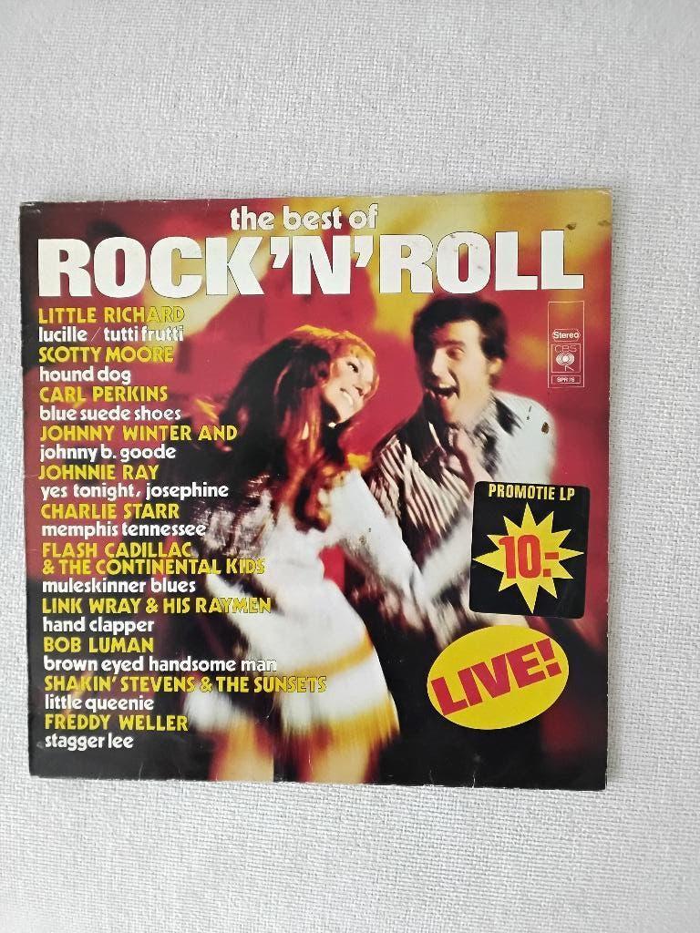 LP the best rock 'n' roll live, Ophalen of Verzenden, Gebruikt, Overige formaten, Poprock