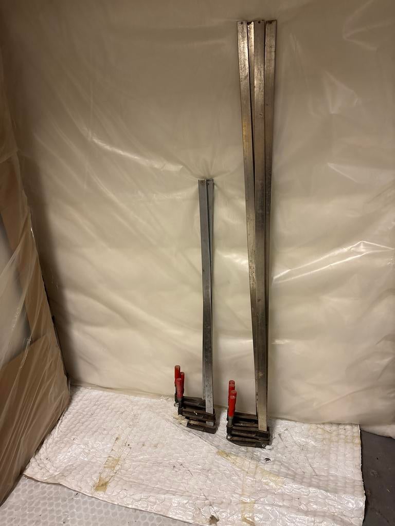 Lijmtangen, 3x 110cm en 4x 160cm, Ophalen of Verzenden, Gebruikt