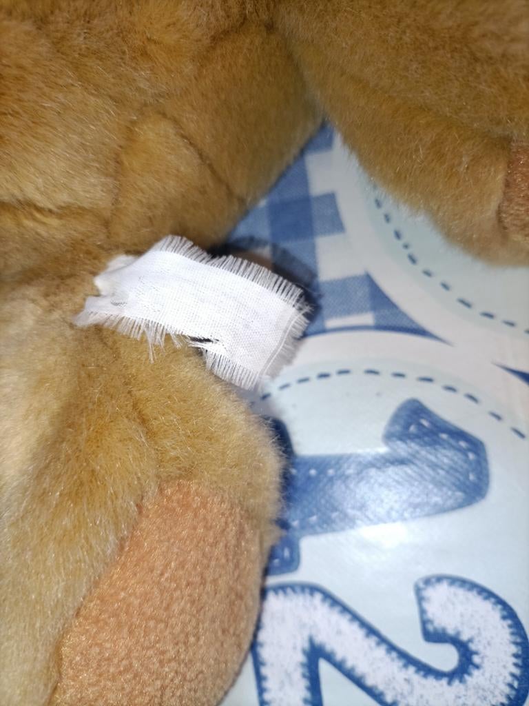 Bruine poes / kat knuffel 20 cm groot, Ophalen of Verzenden, Zo goed als nieuw