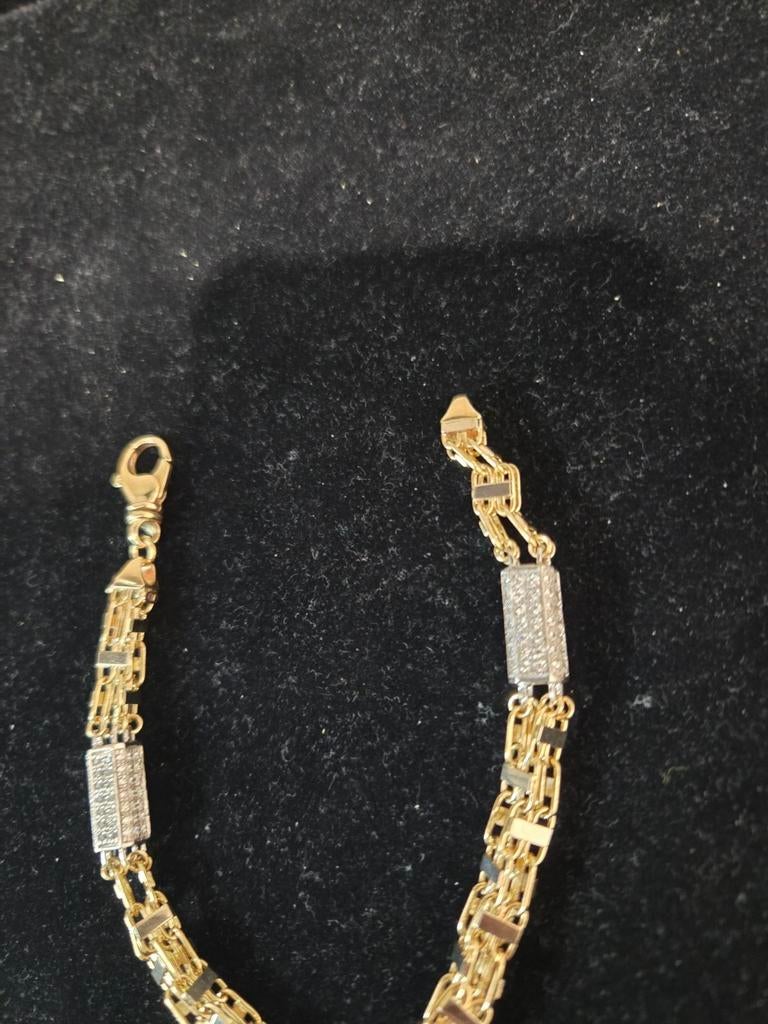 14 k gouden magnum armband 25,7 gram, Ophalen of Verzenden, Nieuw, Goud, Goud