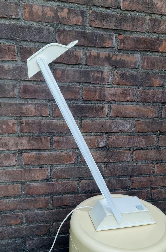 Osram Halostar design tafellamp verstelbaar crème wit mooi, Ophalen, Modern vintage interieur design, Zo goed als nieuw, Minder dan 50 cm