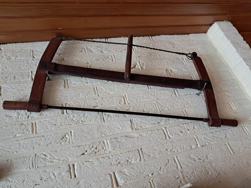 Oud Hollandse Spanzaag - Antieke Houtzaag, Antiek en Kunst, Antiek | Gereedschap en Instrumenten, Ophalen of Verzenden