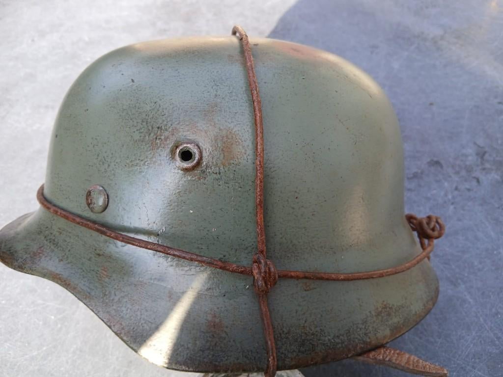 WW2 Duitse helm, Ophalen, Duitsland, Helm of Baret