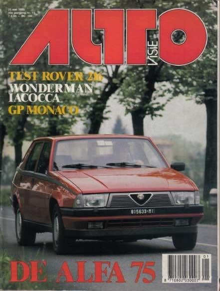 Autovisie 11 1985 : Rover 216 SE - Fiat Panda 4x4 - Renault, Ophalen of Verzenden, Gelezen, Algemeen