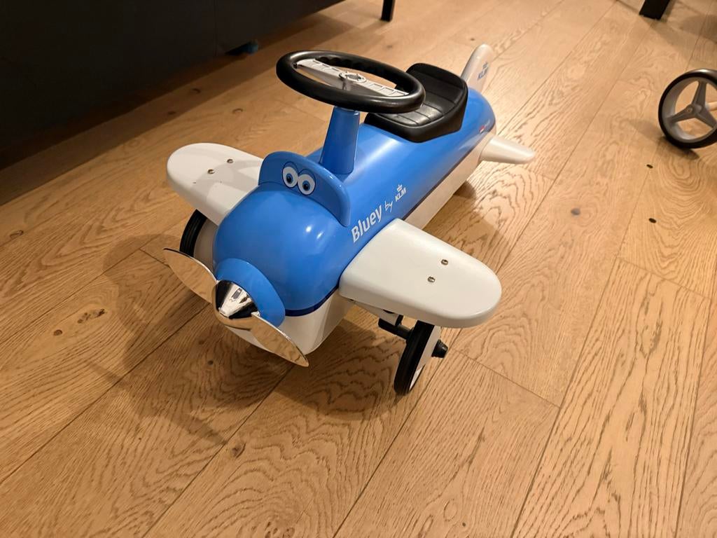 KLM Bluey loopvliegtuig voor kinderen, Ophalen, Gebruikt, Loopvoertuig