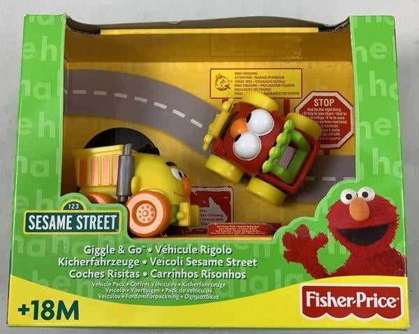 Fisher-Price Sesamstraat Giechelauto's Bert en Elmo, Coolsingel 104, 3011 AG Rotterdam, Netherlands, Verzenden, Zo goed als nieuw
