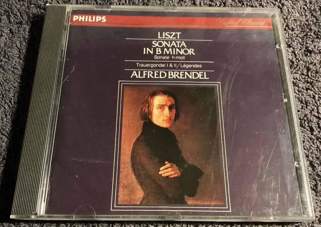 Liszt, Brendel – Sonata In B Minor, Trauergondel /Légendes, Ophalen of Verzenden, Romantiek, Gebruikt, Kamermuziek
