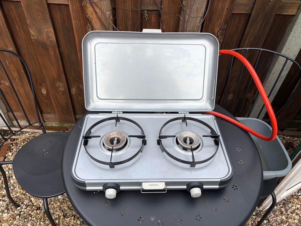 Campingaz kooktoestel met twee pitten, Ophalen of Verzenden, Gebruikt