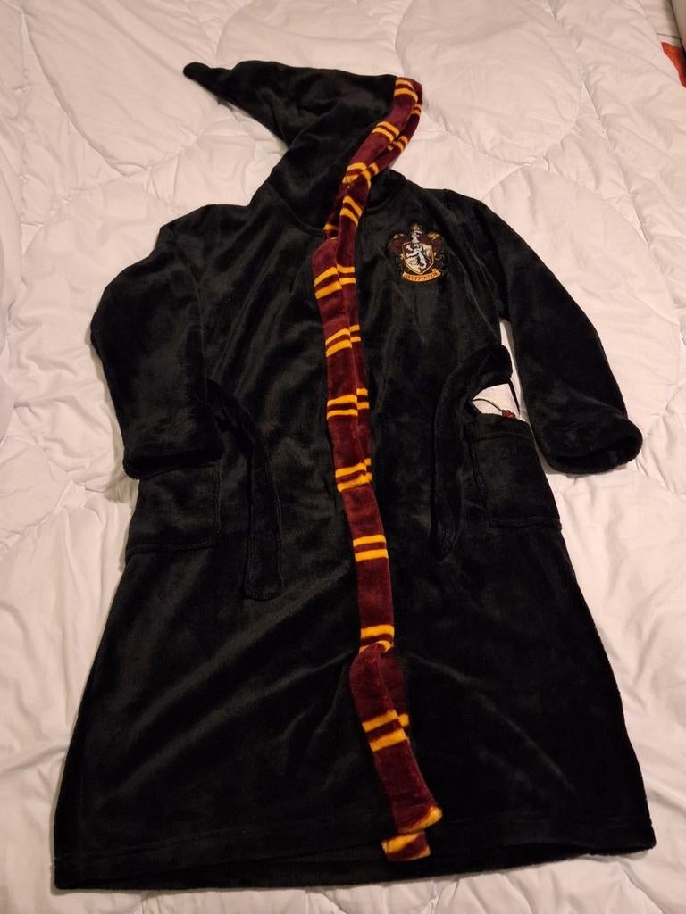 Harry Potter Griffoendor Badjas - Maat 146, Nacht- of Onderkleding, Gebruikt, Jongen of Meisje, Ophalen of Verzenden