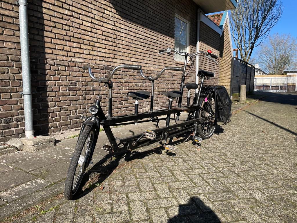 Tandem XL - Ruime en comfortabele tandemfiets, Fietsen en Brommers, Fietsen | Tandems, Ophalen, Minder dan 10 versnellingen, Gebruikt