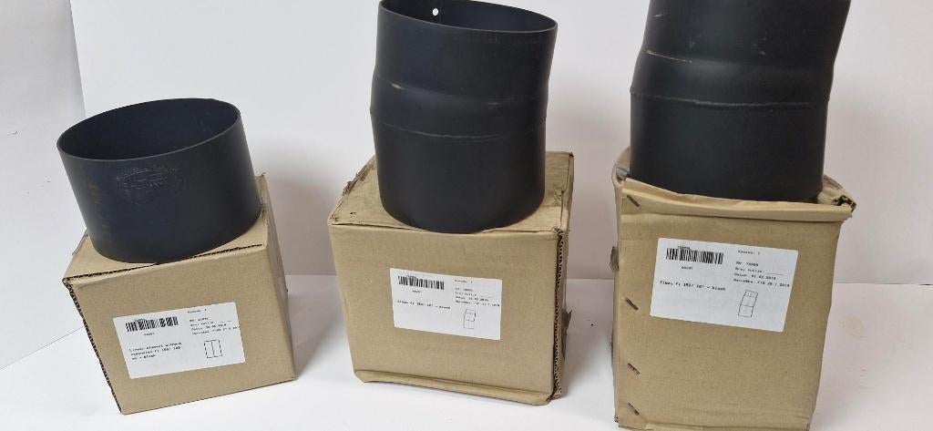 kachelpijp hulpstukken 150 mm, Huis en Inrichting, Kachels, Ophalen, Nieuw, Hout, Overige soorten