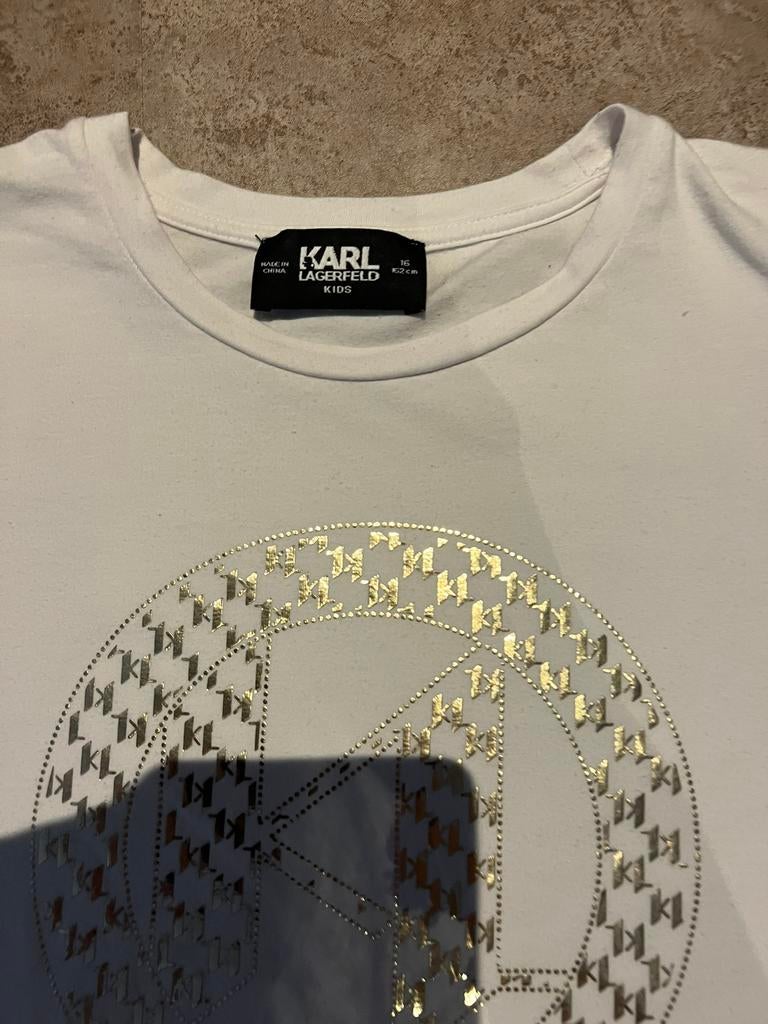 Karl Lagerfeld shirt  maat 164  origineel zgsn, Kinderen en Baby's, Meisje, Ophalen of Verzenden, Zo goed als nieuw, Shirt of Longsleeve