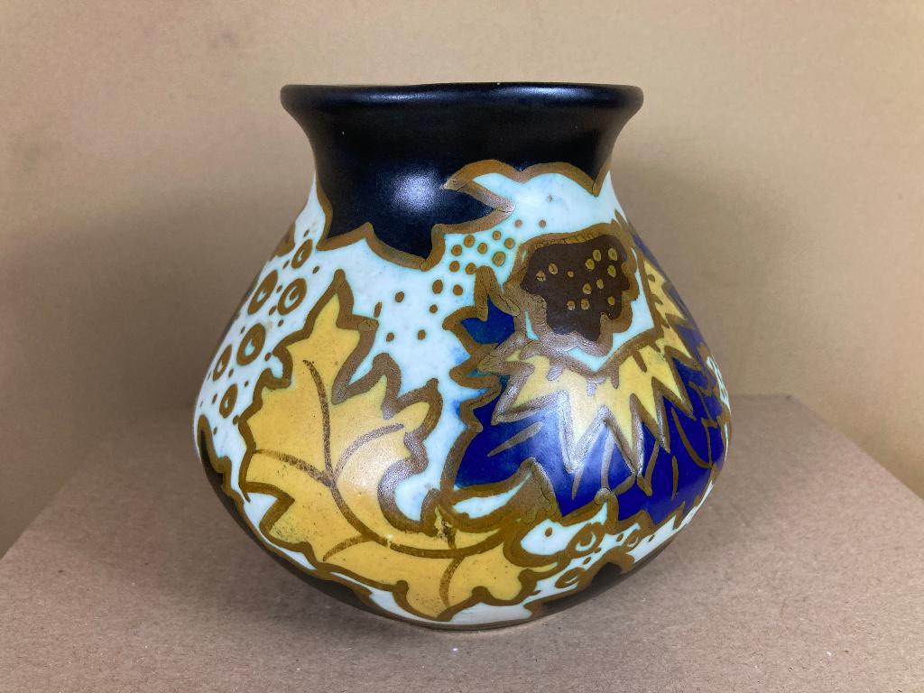 Gouda Arnhem plateel vaas, Ophalen of Verzenden