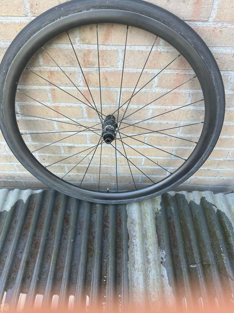 Tube wielen disc met Vittoria Corsa Pro tubes, Fietsen en Brommers, Ophalen of Verzenden, Gebruikt, Racefiets, Wiel