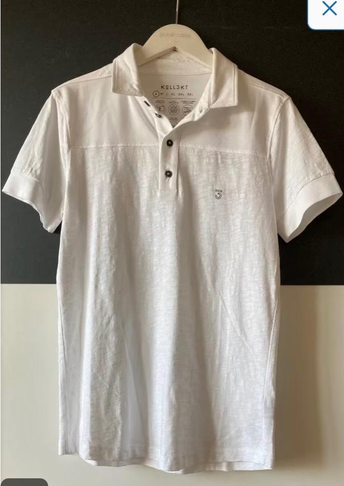 Nieuw Heren Polo KOLL3KT (S), Ophalen of Verzenden, Nieuw, Maat 46 (S) of kleiner, Wit