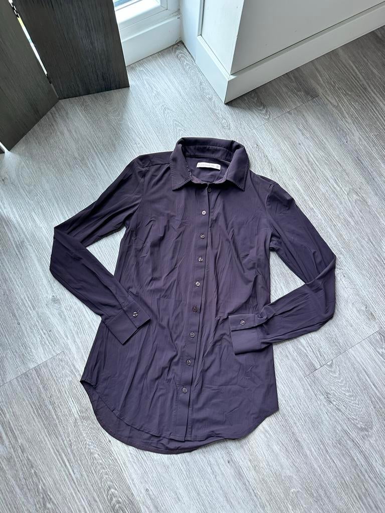 Studio Anneloes Blouse Poppy Aubergine Maat S, Kleding | Dames, Ophalen of Verzenden, Gedragen, Maat 36 (S), Paars