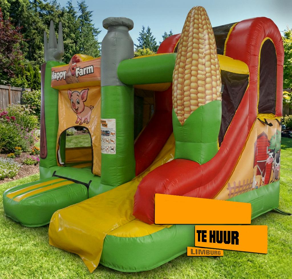 Springkussen Boerderij NIEUW in 2026! (te huur), Verzenden, Nieuw, Overige