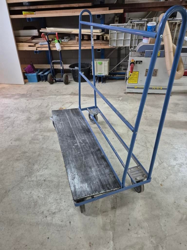 Fetra transportkar glaskar platenkar, Doe-het-zelf en Verbouw, Transportwagens, 100 liter of meer, Ophalen, Transportkar