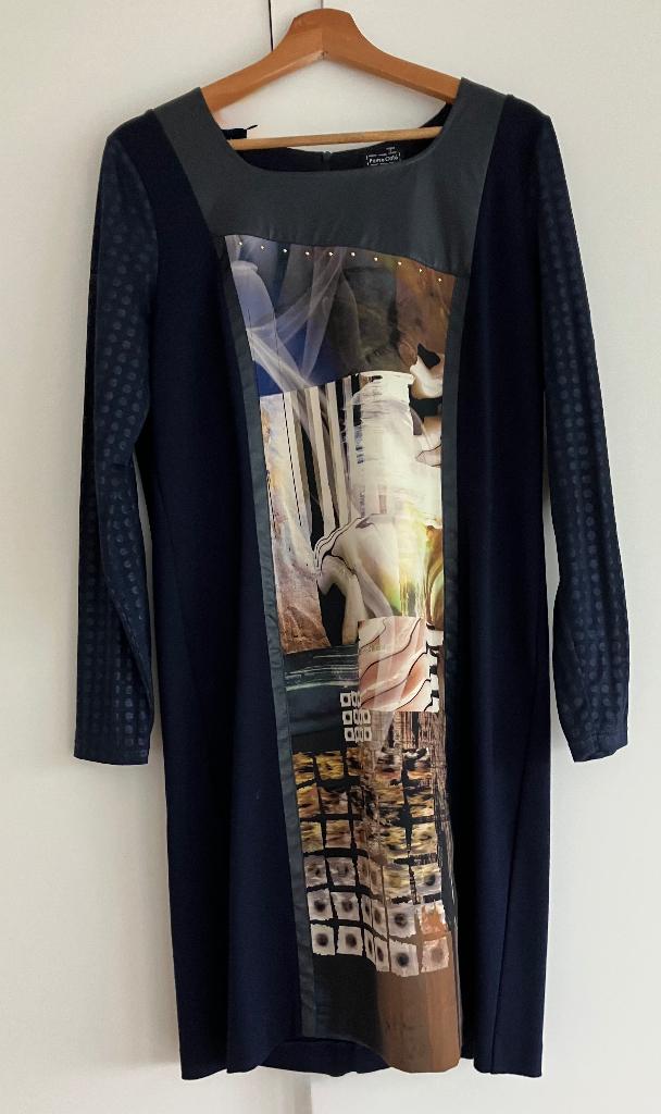 Jurk merk Pause Café maat 40/42, Maat 38/40 (M), Blauw, Ophalen of Verzenden, Zo goed als nieuw