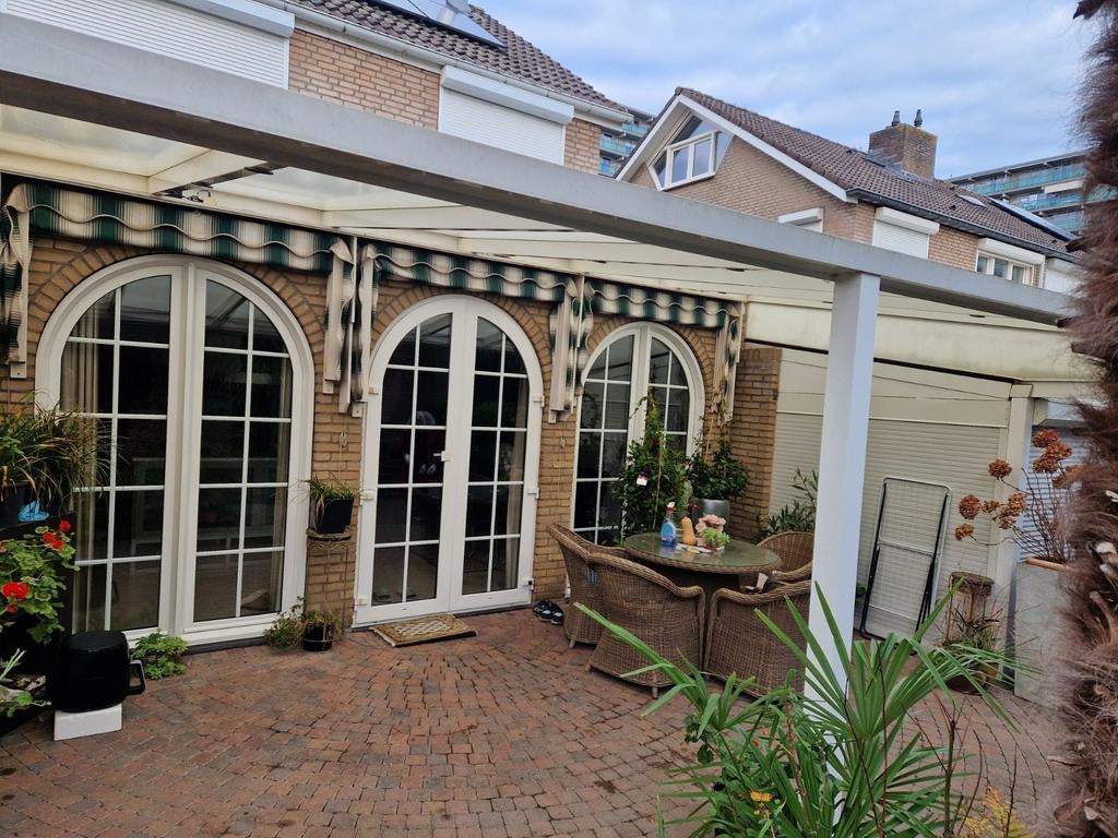 Aluminium terrasoverkapping, Tuin en Terras, Ophalen, Gebruikt