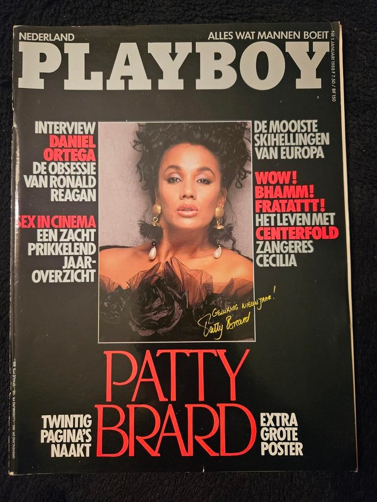 Playboy Nederland Januari 1988 - Patty Brard, Boeken, Ophalen of Verzenden, Gelezen, Overige typen