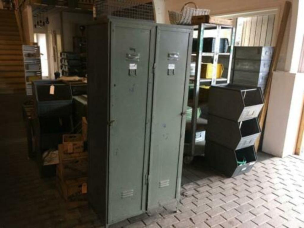 Industriële stalen lockerkasten , zware kwaliteit , kast, Ophalen, Gebruikt