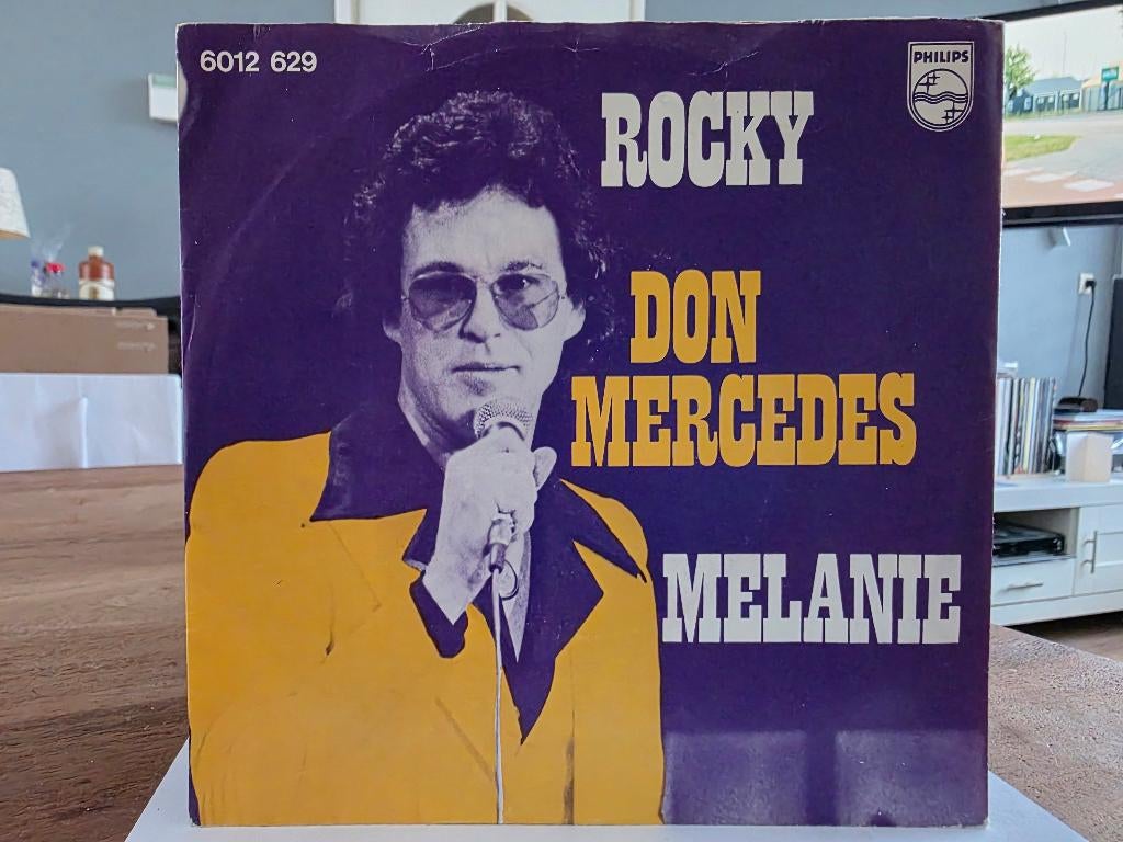 7" Single Don Mercedes - Rocky / Melanie, Cd's en Dvd's, Vinyl Singles, Gebruikt, Single, Pop, 7 inch, Ophalen of Verzenden