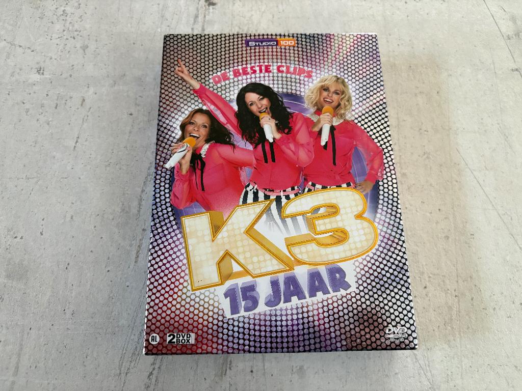 De Beste Clips Van 15 Jaar K3 DVD Box, Cd's en Dvd's, Dvd's | Kinderen en Jeugd, Alle leeftijden, Ophalen of Verzenden, Zo goed als nieuw
