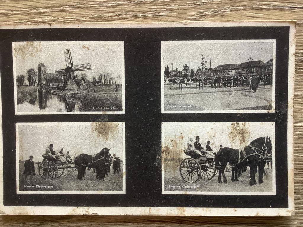 ansichtkaart Sneek, Verzamelen, Ansichtkaarten | Nederland, Ophalen of Verzenden, Ongelopen, Friesland