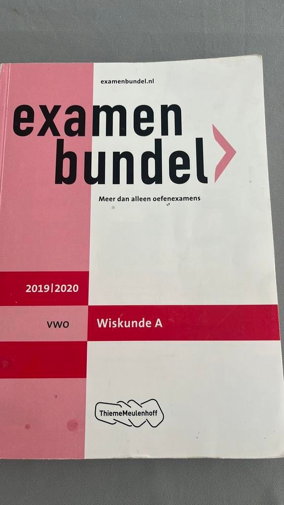 Examenbundel wiskunde A VWO, Boeken, Schoolboeken, Ophalen, Zo goed als nieuw, VWO