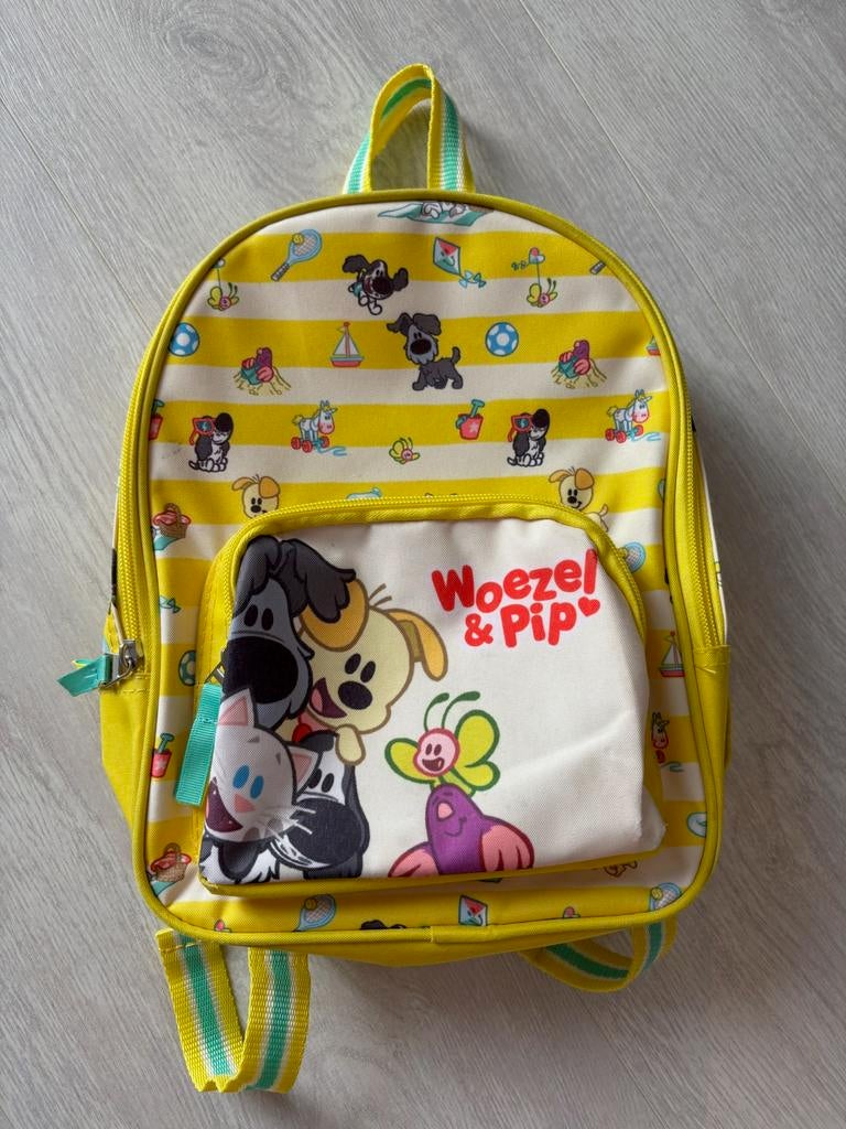 Woezel en Pip rugzak geel met wit, Ophalen of Verzenden, Overige merken