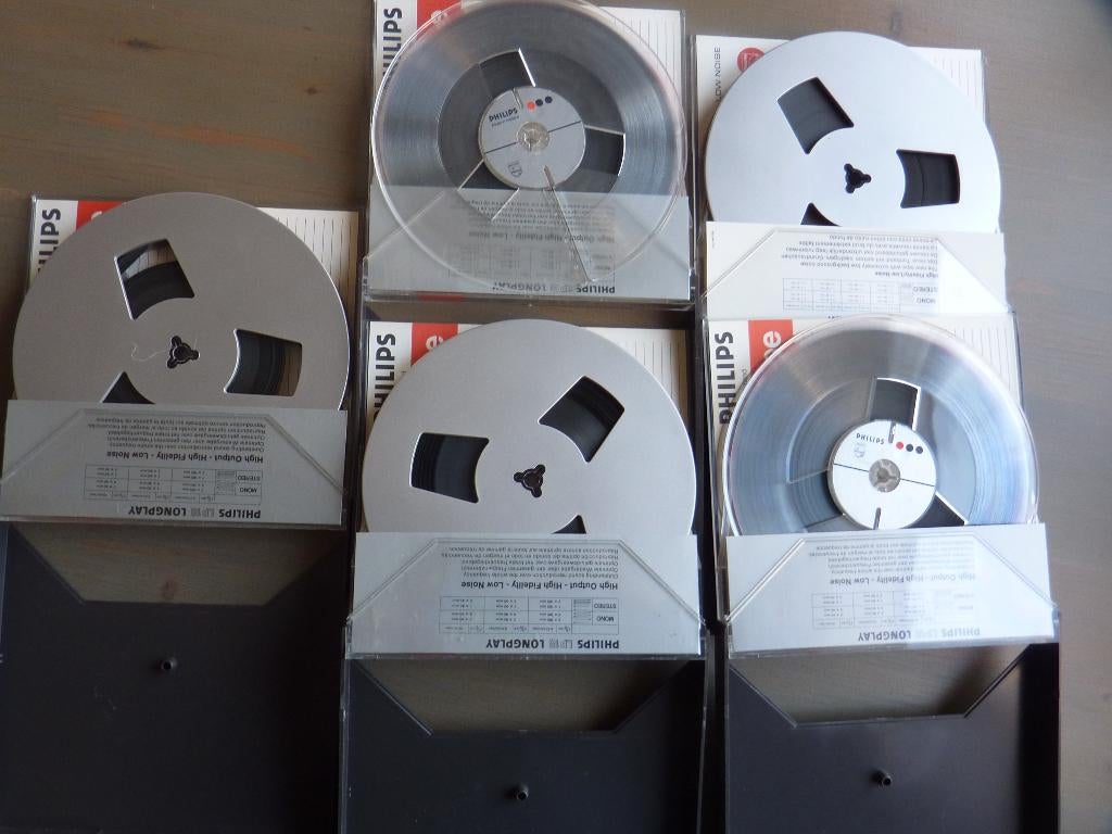 9 bandrecorder banden   ( philips ), Ophalen of Verzenden, Bandrecorder