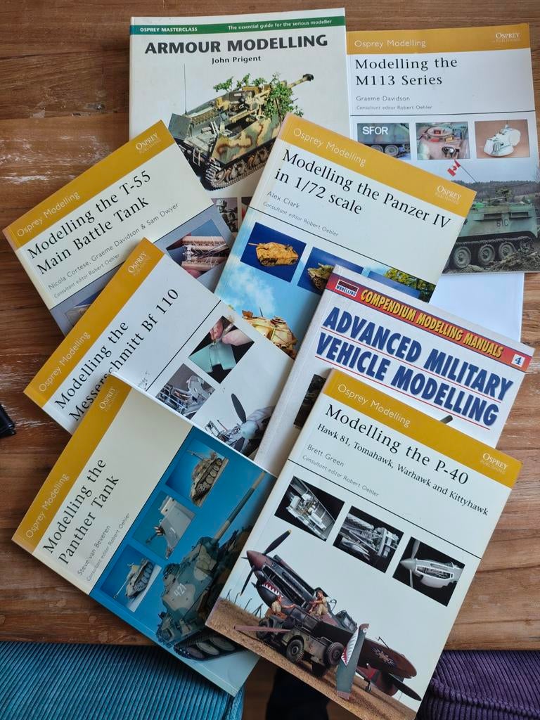 8x Modelbouw van Osprey!, Verzenden, 1:72 tot 1:144, Overige merken