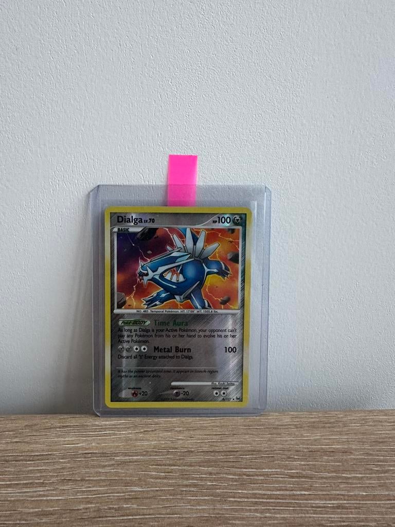 Dialga - 6/127 - Pokemon Platinum Base Set Reverse Holo Rare, Ophalen of Verzenden, Zo goed als nieuw