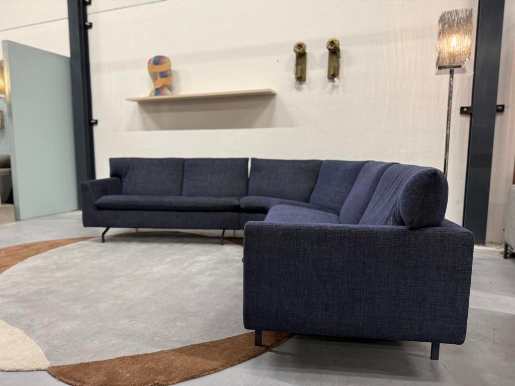 Nieuw Label van den Berg Kameo Hoekbank Blauw Stof Bank, Huis en Inrichting, Banken | Bankstellen, Hoekbank, Nieuw, Label van den Berg