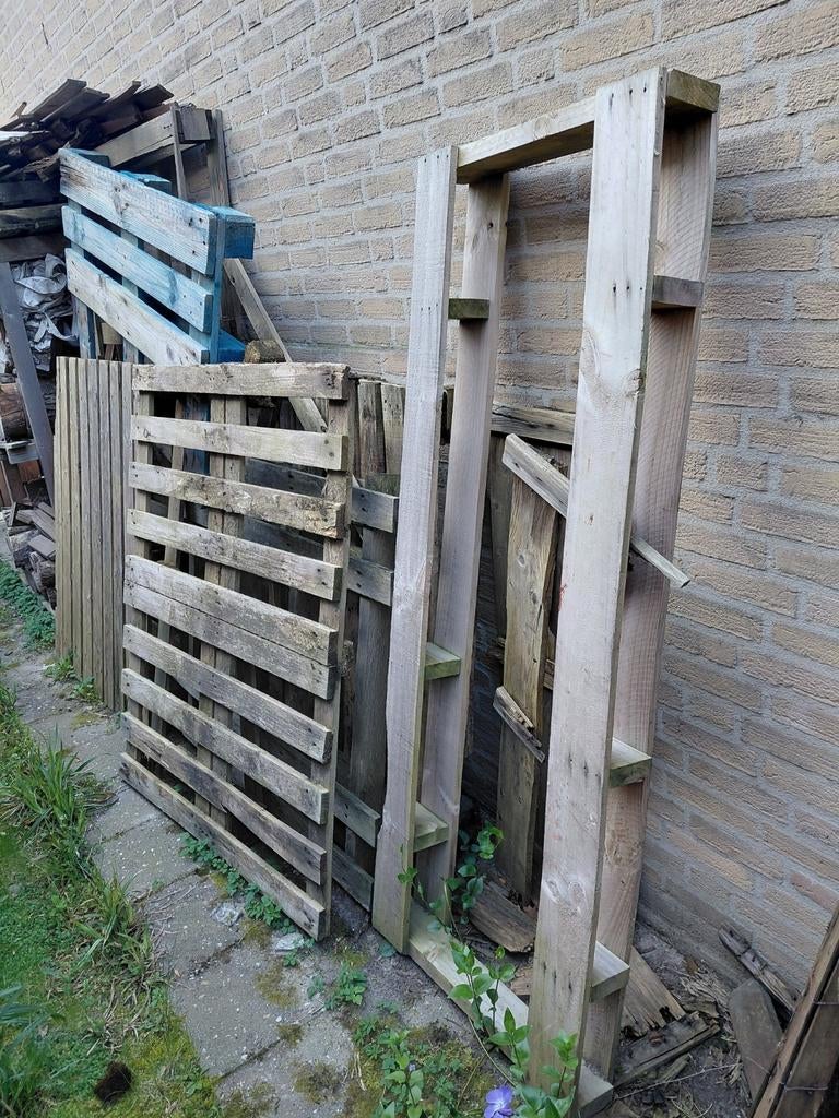 Pallethout gratis af te halen, Ophalen, Minder dan 3 meter, Hout, 1 tot 2 meter
